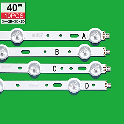 Tira LED de repuesto para retroiluminación SVS400A73 SVS400A79 10 piezas 5