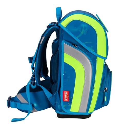 SCOUT Basic Genius Set 4-teilig Deep Sea cartable complet CP CE1