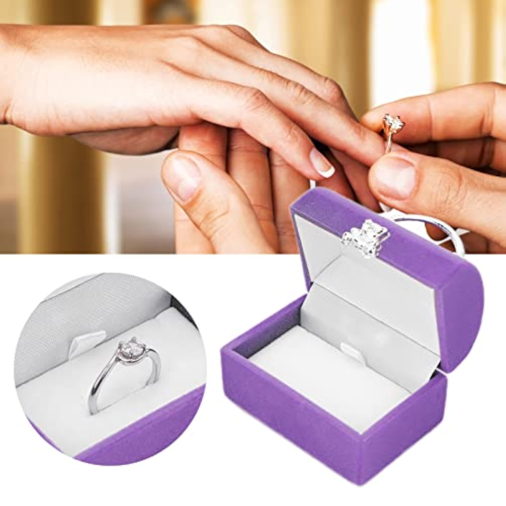 Small Ring Box, Gift Ring Storage Box