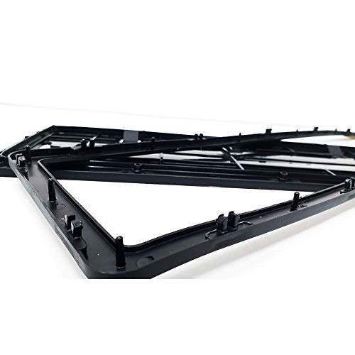 Image of Falcon Premium Car Number Plate Frame Universal License Plate Holder Protector, Automotive Grade Material (Black Pack of 1)
