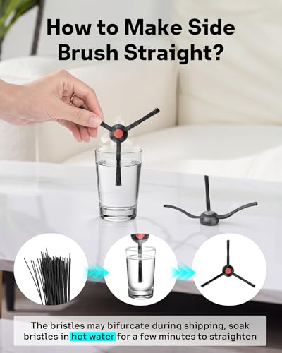 Image of Leemone 10 Pack Replacement Side Brushes for eufy E25 / E28 / C28 / S1 / S1 Pro