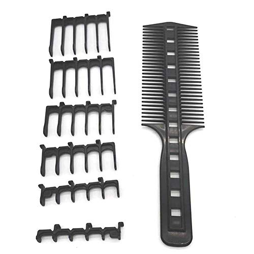 Preisvergleich Produktbild Haarkamm Frisierkamm Haarschneidekamm Scherenschneider Über Kamm 6 Stücke Kammzahnzubehör Für Professionelle Und Private Benutzer