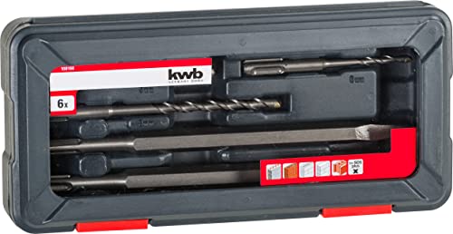 kwb 49109166 Hammer Drill Set, 6-Piece