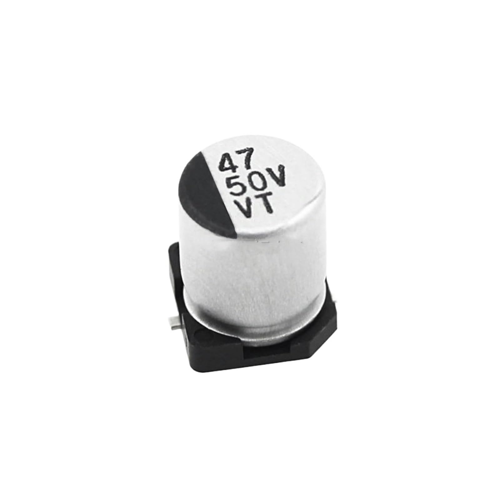 Condensador de 50V 47UF SMD componente electrónico de aluminio 6.3mm