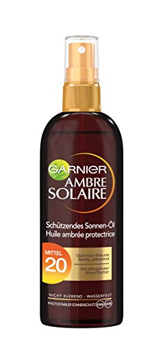 Preisvergleich Produktbild Garnier Ambre Solaire Schützendes Sonnen-öl Sonnenöl-Spray, Mittel 20 (150ml)