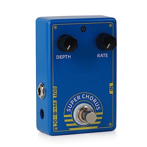OUSIKA Pédale d’effet Guitare Chorus True Bypass Accessoires for Guitare électrique Pédale d’effet Guitare Tuner - Les Beatles, Paul McCartney, John Lennon, RIngo Starr, George Harrison OUSIKA Pédale d'effet Guitare Chorus True Bypass Accessoires for Guitare électrique Pédale d'effet Guitare Tuner – Image 5