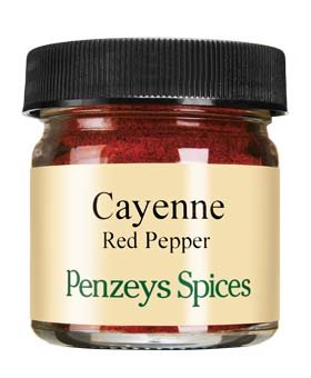 Penzeys Spices - Polvo de pimienta roja de cayena de 1.0 onzas, 14 taza (paquete de 1)