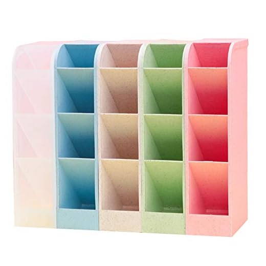 Lre Co. Organizador de escritorio, 5 piezas organizador de escritorio para lápices, multifuncional organizador de rotuladores de boligrafos organizador lapices para útiles escolares y domésticos