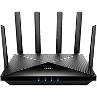 Cudy 4G LTE Cat 6 WiFi Router, LTE Modem Router, Dual SIM 4G Cellular Router, Qualcomm Chipset, AC1200 Dual Band WiFi, 4 Gigabit Ports, OpenVPN, WireGuard, Band Lock, TTL, at Command