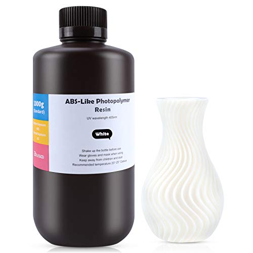 ELEGOO Résine ABS Like pour Impression 3D LCD UV 405nm Résine Photopolymère, Blanc 1000G 7 ELEGOO Résine ABS Like pour Impression 3D LCD UV 405nm Résine Photopolymère, Blanc 1000G