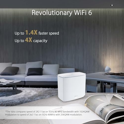 ZenWiFi AX Hybrid (XC5) AX3000 + MoCA 2.5 Mesh WiFi 6 System (2 pezzi) – Copertura per tutta la casa fino a 3.500 mq. & 4+ stanze per pareti spesse, AiMesh, sicurezza a vita, facile installazione - Powerline - Immagine 3