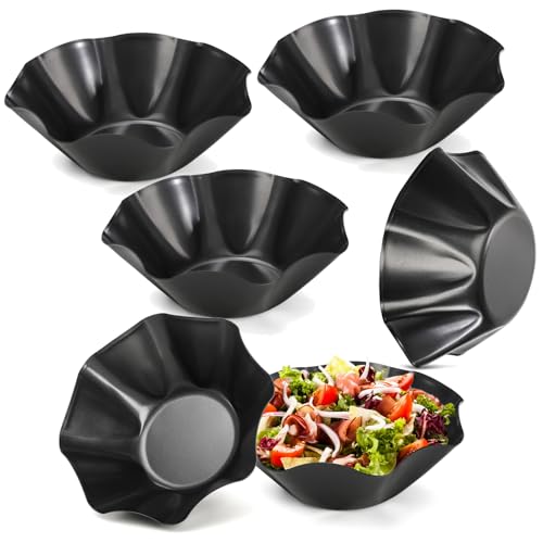 Tosnail 6 Pack Large Taco Shell Bowl, 8.5 Inch Tortilla