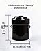 Humble House Fermentation Crock 2.6 Gallon Sauerkrock Sauerkraut Crock with Lid Weights & Pounder - Brown Ceramic Fermenting Crock Kit for Pickling Cabbage Kimchi Vegetables 10 Liter Fermentation Jar