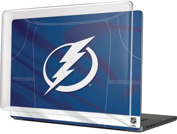 Skinit Case + Skin Compatible with MacBook Pro 16in (2021) - Officially Licensed NHL Tampa Bay Lightning Jersey Design