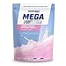 Produktbild Energybody Mega Protein (Himbeer-Joghurt), Mehrkomponenten-Protein, Proteinpulver mit Whey & Casein, Eiweißshake, 500 g Beutel, 20 Portionen