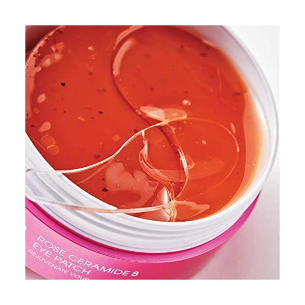 [Ogi] Rose V Eye Patch, 100% Vegan Hypoallergenic Under Eye Masks for Eye Wrinkles, Natural Hydrogel Patches From Marine Plants (1.4g x 60EA)