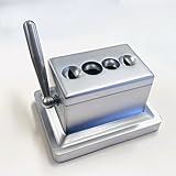 EWT Quad Table Cigar Cutter, Brushed Finish, for 52 and 60 Ring Gauge
