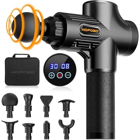 HOPOSO Deep Tissue Massage Gun with 30 Speeds Cover
