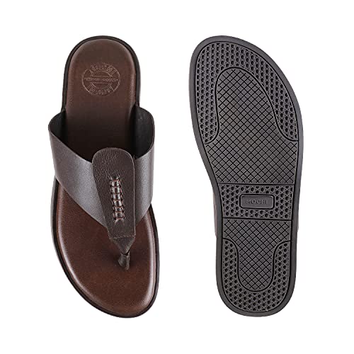Image of Metro Men's Faux Leather Stylish Everyday Chappals