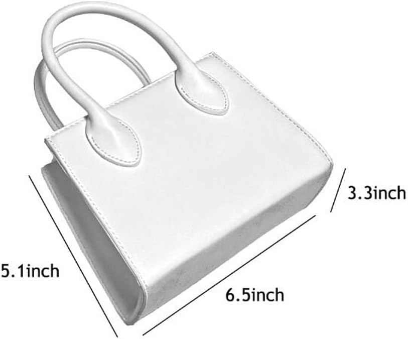 Small crossbody tote bags for women faux leather cute clutch mini purses and handbags - Image 5