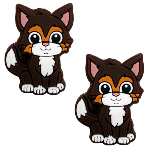 TRESSIS Tennis Racket Dampener - 2-Pack Cute Cat Design - Vibration & Noise-Reducing Tennis Shock Absorber for Racquets - Secure, Easy-Install Accessories for Players of All Levels