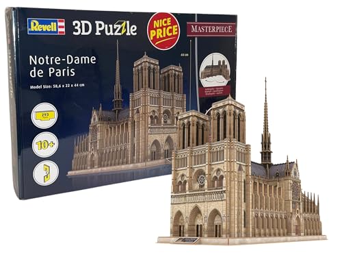 Puzzle 3D Notre Dame de Paris de Revell 00190, maqueta para montar y coleccionar