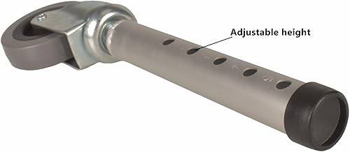 Miniatura 4 de Ruedas para andar, rueda giratoria universal con 5 alturas ajustables, piezas de repuesto para patas de repuesto (paquete de 2)