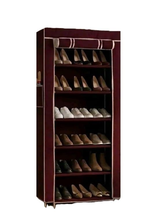 Compact Storage Rack for Shoes for Space Saving and Daily Use Organization Needs Maroon-picture-30