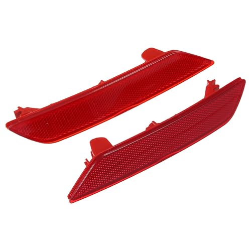 Aputoxz Stoßstangen-Reflektorleuchte hinten links & rechts passend für Honda Civic 2013-2015, rotes Linsen-Paar, ersetzt 33505TR0A51 33555TR0A51,...