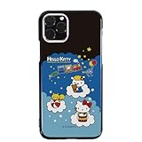 SmaSmaSweets AQUOS sense4 plus ケース [デザイン:2.汽車と夜/ブラックケース] ハローキティ サンリオ キティちゃん グッズ ハード スマホケース カバー アクオスセンス4プラス sense4p