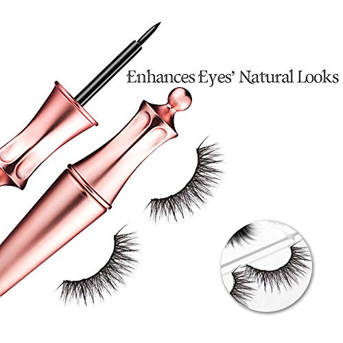 Jahul, kit di ciglia finte magnetiche, eyeliner