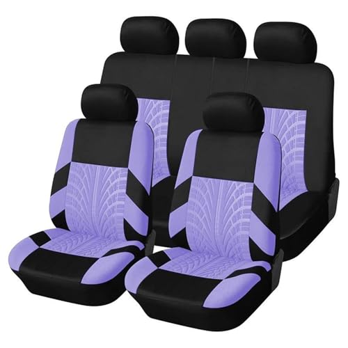 Housses de siège auto universelles violettes idéales pour trajets quotidiens