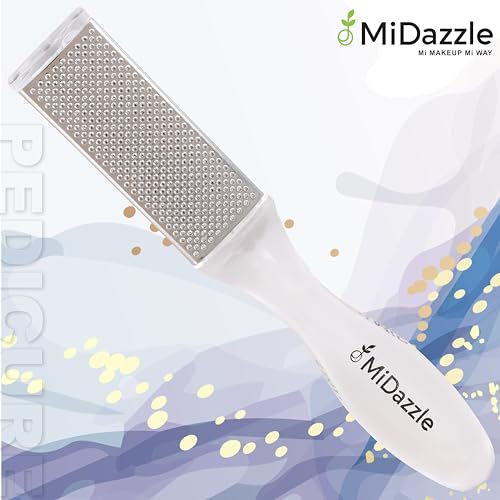Image of Omidazzle Midazzle 2 in 1 Foot Filer Scrubber, Callus Remover (FF79)- Colors May Vary - (Pack of 2)