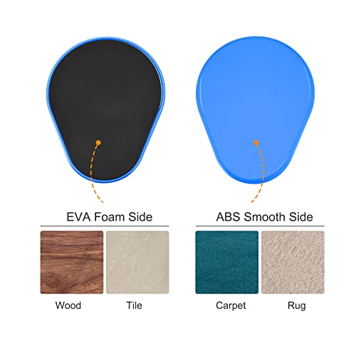 Disques d'exercice bleu 7mm pour tonifier le corps sans douleur articulaire