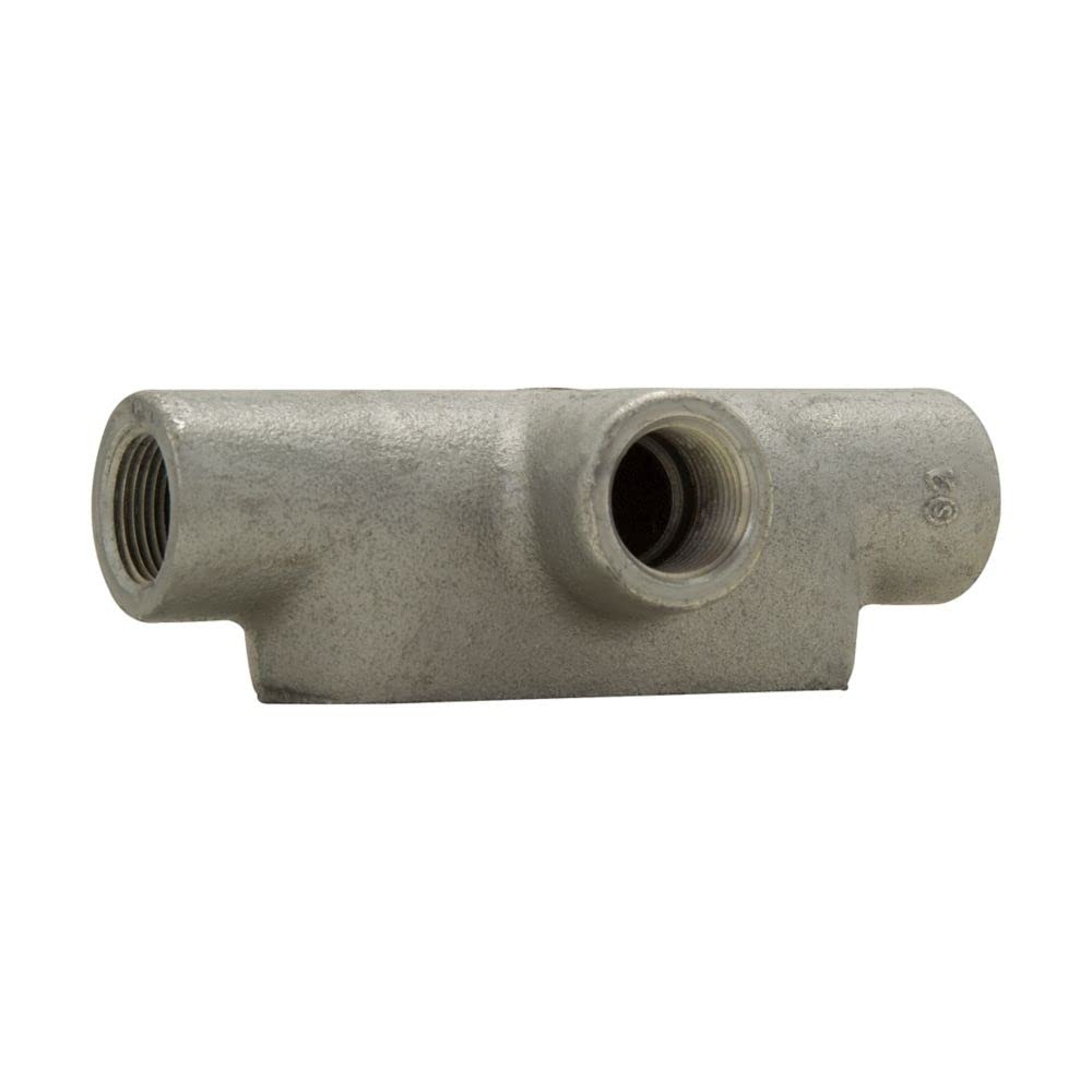 Eaton Crouse-Hinds T47 Condulet Form 7 Conduit Outlet Body, Feraloy Iron Alloy, T Shape, 1-1/4"