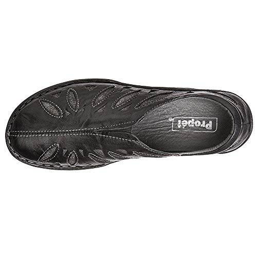 Image of Propet Womens Cameo Cut Out Slip On Flats Casual - Brown