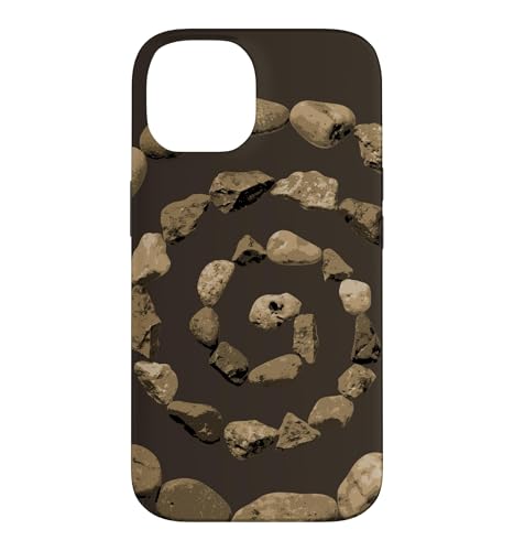Grunge Stone Spiral 90s Vintage Nature Goblincore Geology �X�}�z�P�[�X iPhone 14 �p