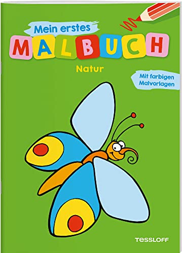 Preisvergleich Produktbild Mein erstes Malbuch Natur: Fröhliche Motive, starke Konturen, Farbvorschläge (Malbücher und -blöcke)