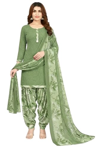 Image of Yashika Women'S Unstitched Crepe Dress Materials | Crepe Salwar Suit For Women | Suit Material For Women Unstitched