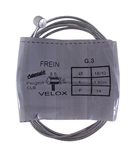 Cable de freno adaptable Velox evita roturas en Mobylette y PGT