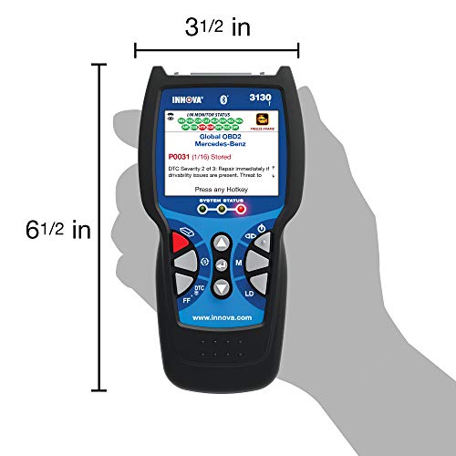 Innova 3130F Obd2 Scanner / Car Code Reader With Abs, Live Data, Battery Reset, And Service Light Reset #TOP2