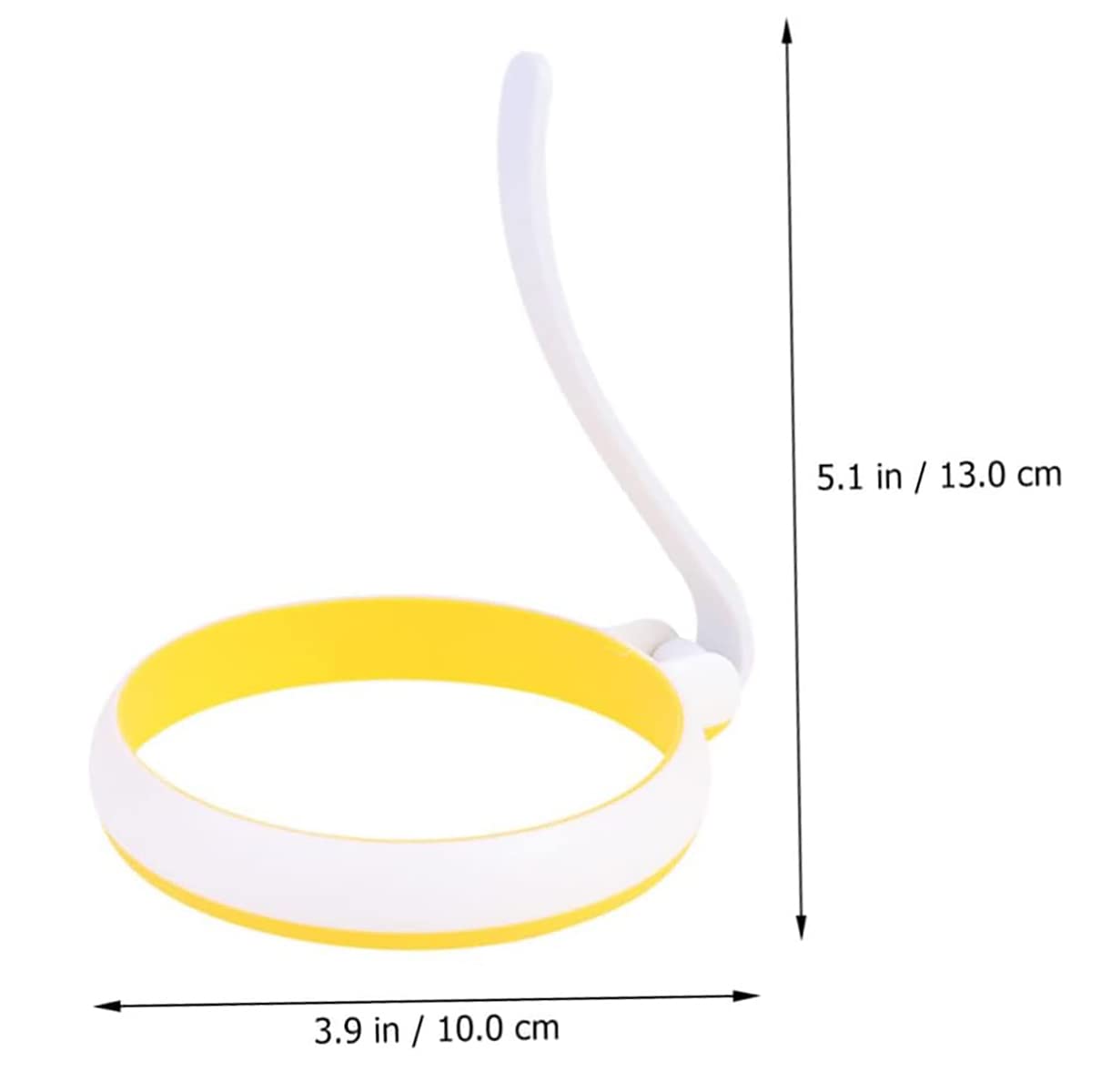 4 Anneaux D'Oeufs En Silicone Anti-Adhésif 10,2 Cm - Moules Pour Oeufs, Crêpes Et Muffins
