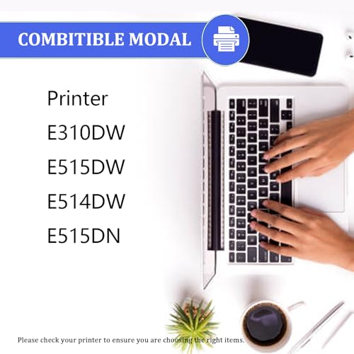 Toner E310 compatible Dell E514DW E515DW | Pack idéal pour le télétravail et les devoirs à la maison - 2