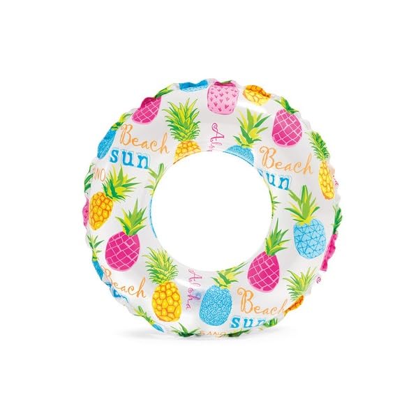 Image of 51cm Inflatable Kids Water Floaty Plastic Float for 3-6 Years Old | Kids Fun Lively Print Swim Tube | Kids Swim Rings Pack of 1