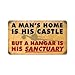 Past Time Signs PTS408 Mans Home Hangar Aviation Vintage Metal Sign - 1 lbs.