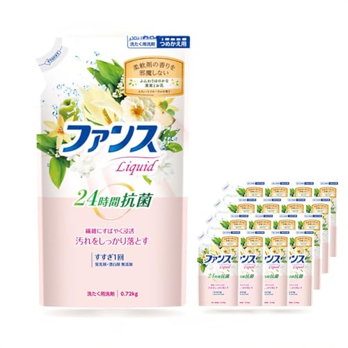ファンスリキッド 液体 洗たく用洗剤 詰替用 (0.72kg) ×12個入り ファンスリキッド 液体 衣料洗剤 洗剤 詰替用 洗濯
