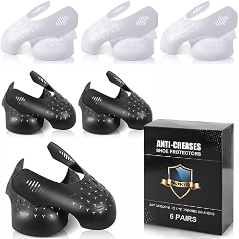 TUPEED 6 Pairs Shoe Toe Protectors Cover