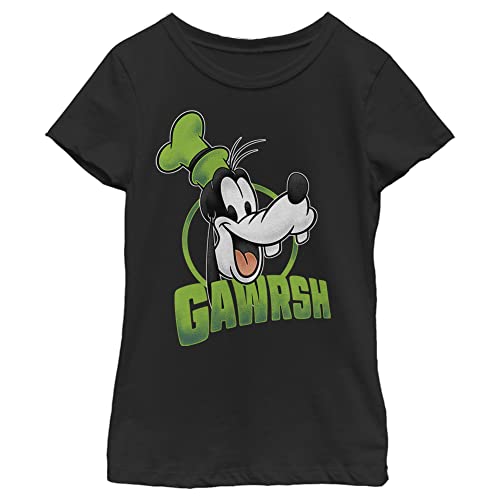 Disney Characters Gawrsh Goofy Girl's Solid Crew Tee