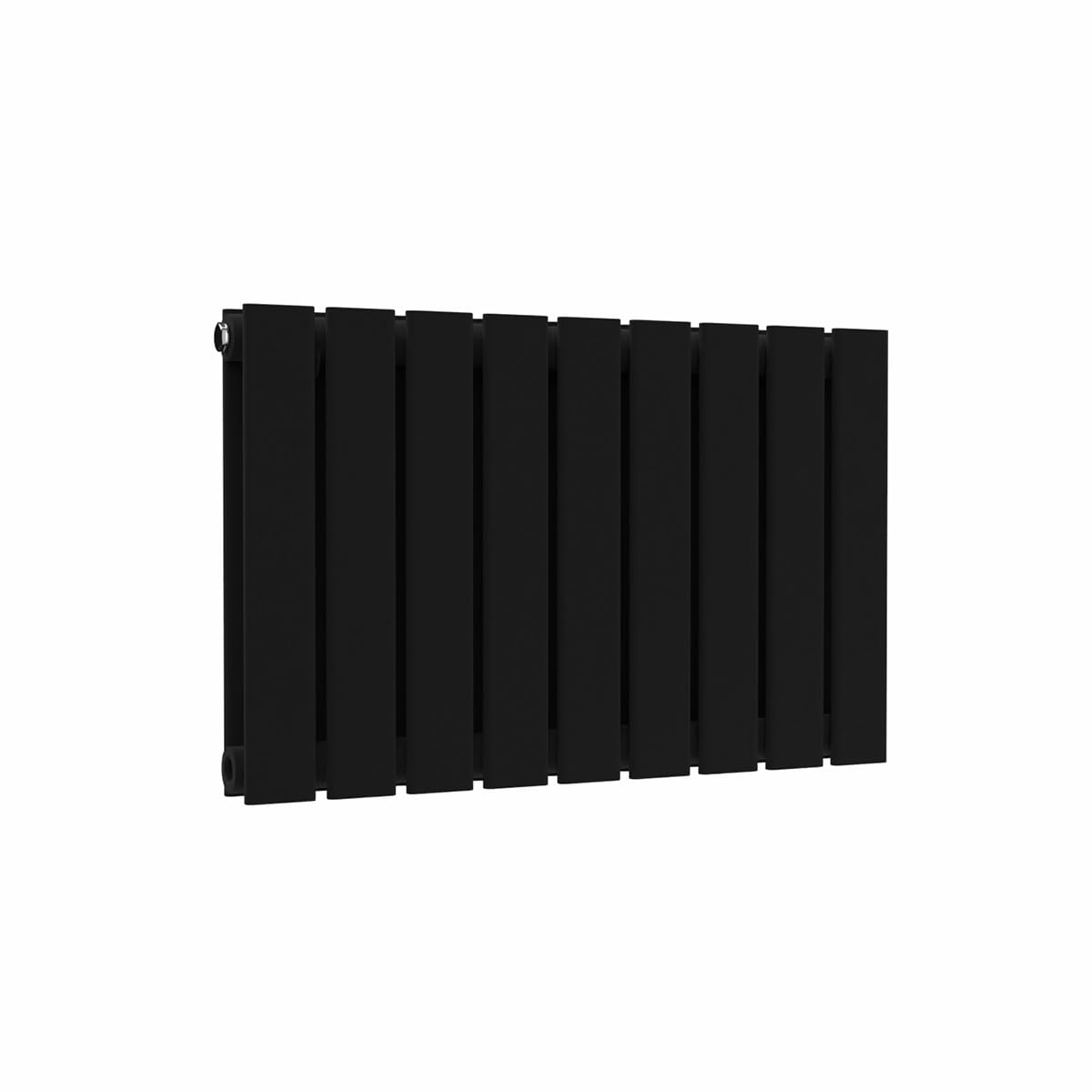 B&Q -  Flat Horizontal Radiator Black 400 mm X 630 mm DoubleLux Flat-400-630D.