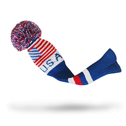 image for Scott Edward USA Flag Patriotic Golf Club Covers Set of 4 Driver*1 Fai